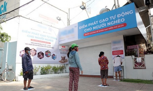 TP.HCM xuất hiện thêm “ATM thực phẩm miễn phí” phục vụ người nghèo
